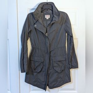 Mossimo grey light jacket with hideaway hood